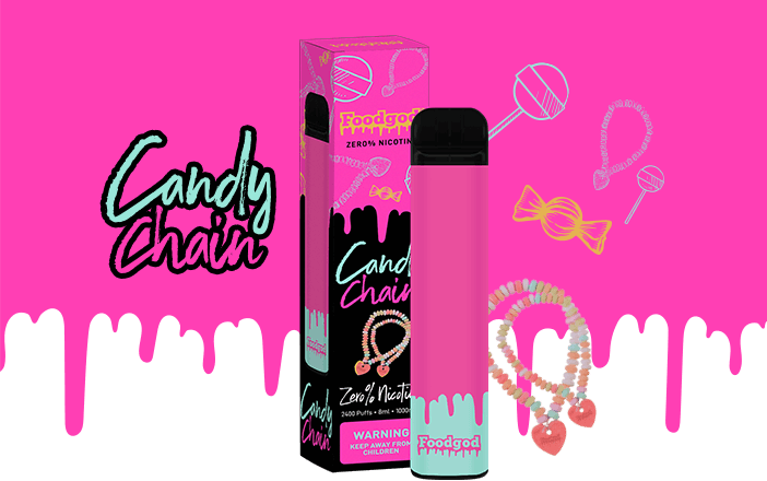 Foodgod 0% ZERO NIC- 2,400 puffs