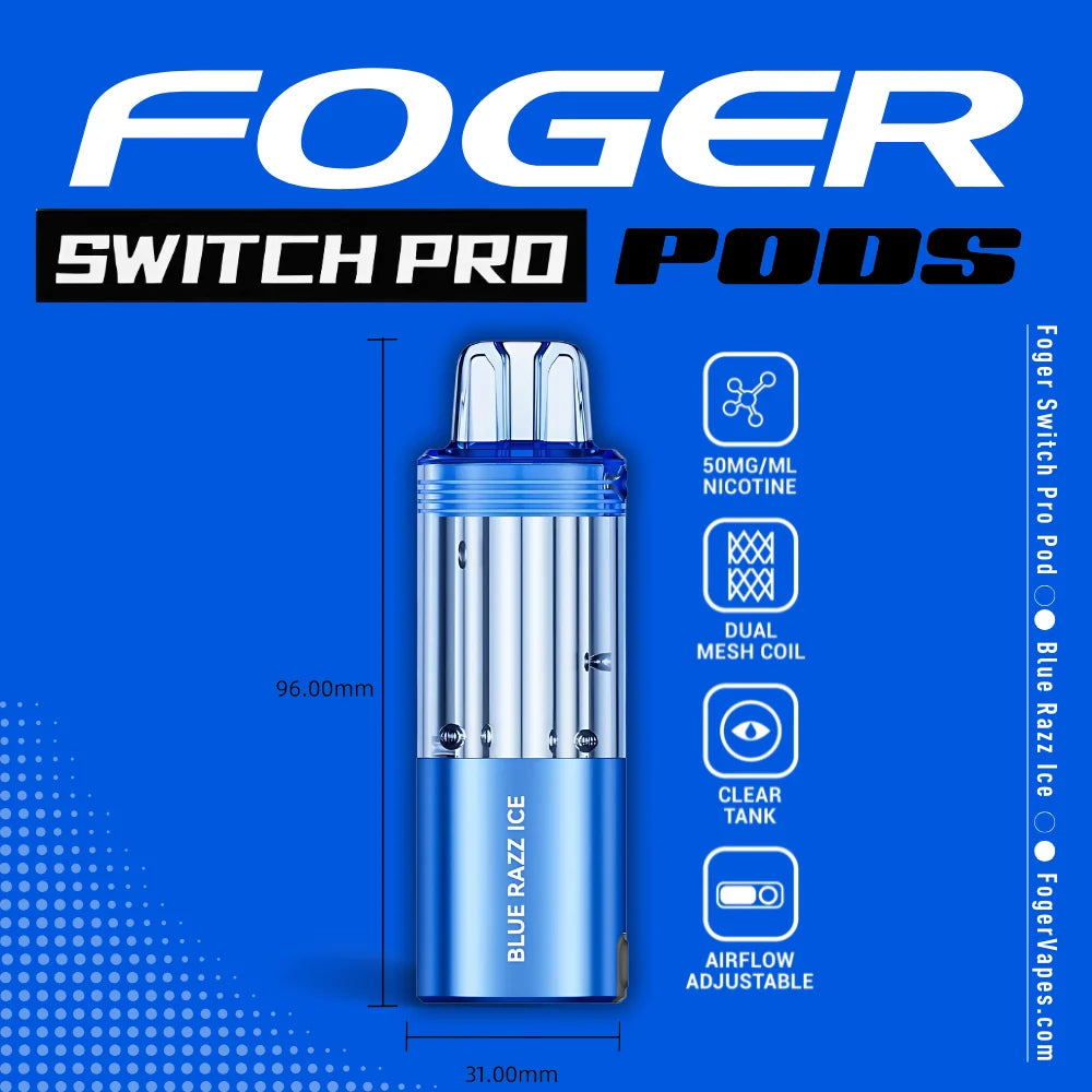 Fogger Pod Vape White Gummy FOGER Switch Pro Kit Fogger Pod Vape White Gummy FOGER Switch Pro Kit