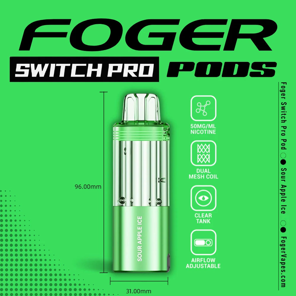 Foger Switch Pro POD ONLY- 30k Cali Smoke Store Foger Switch Pro POD ONLY- 30k Cali Smoke Store