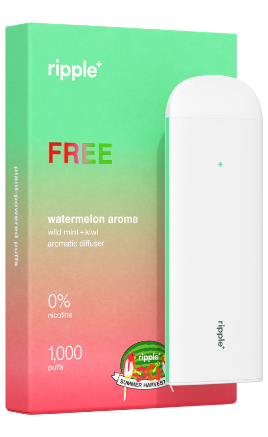 ripple ZERO NIC- 1,000 puffs