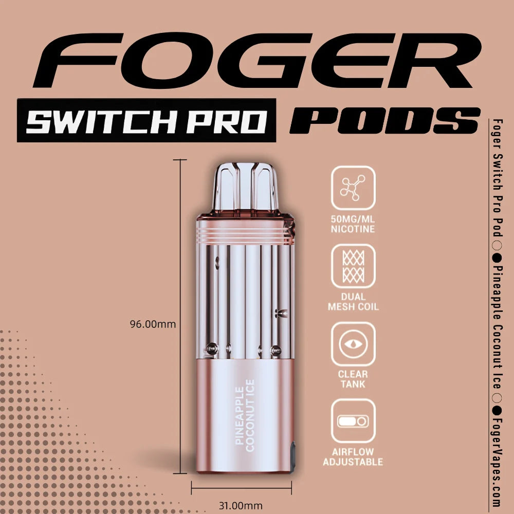 Foger Switch Pro POD ONLY- 30k Cali Smoke Store Foger Switch Pro POD ONLY- 30k Cali Smoke Store