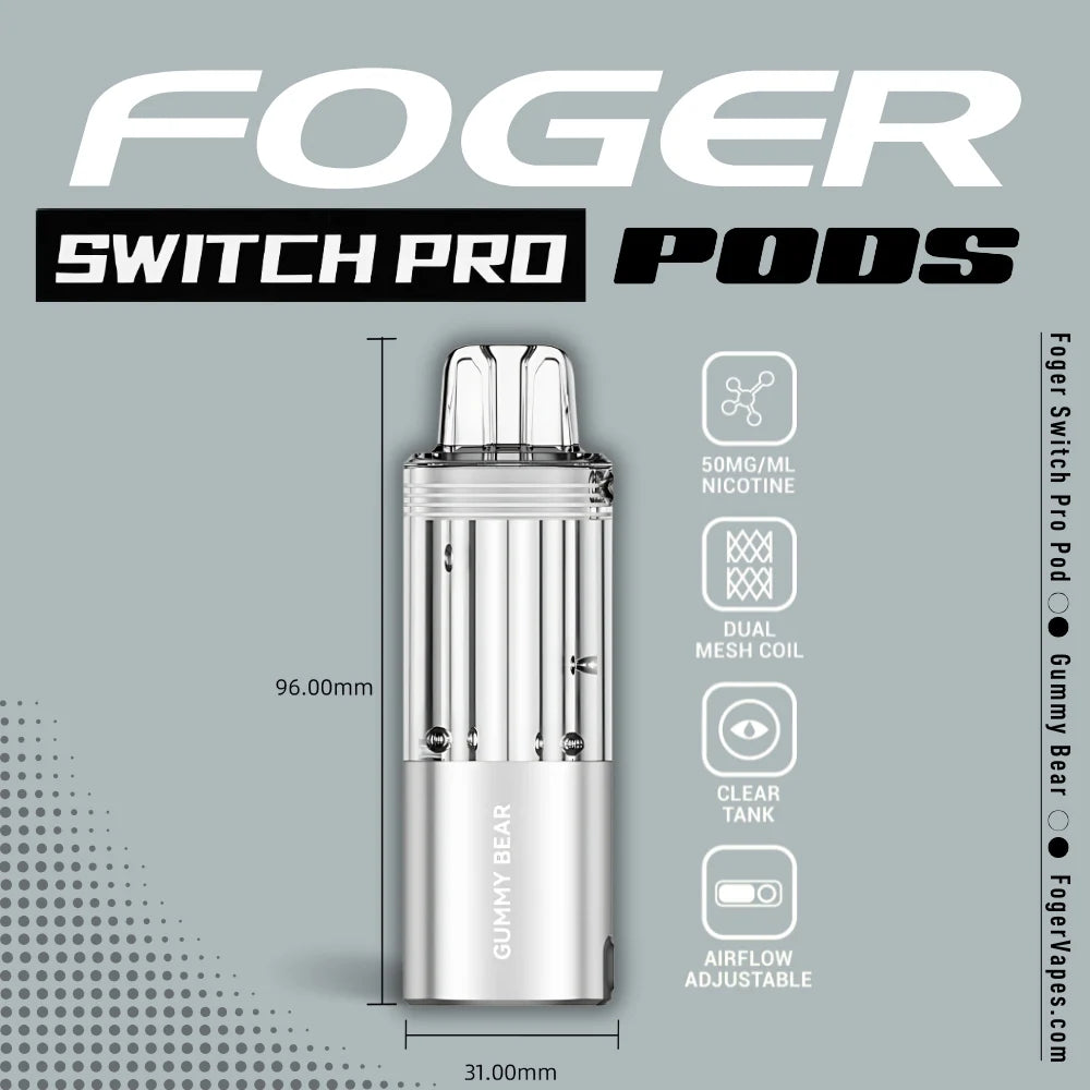 Foger Switch Pro POD ONLY- 30k Cali Smoke Store Foger Switch Pro POD ONLY- 30k Cali Smoke Store