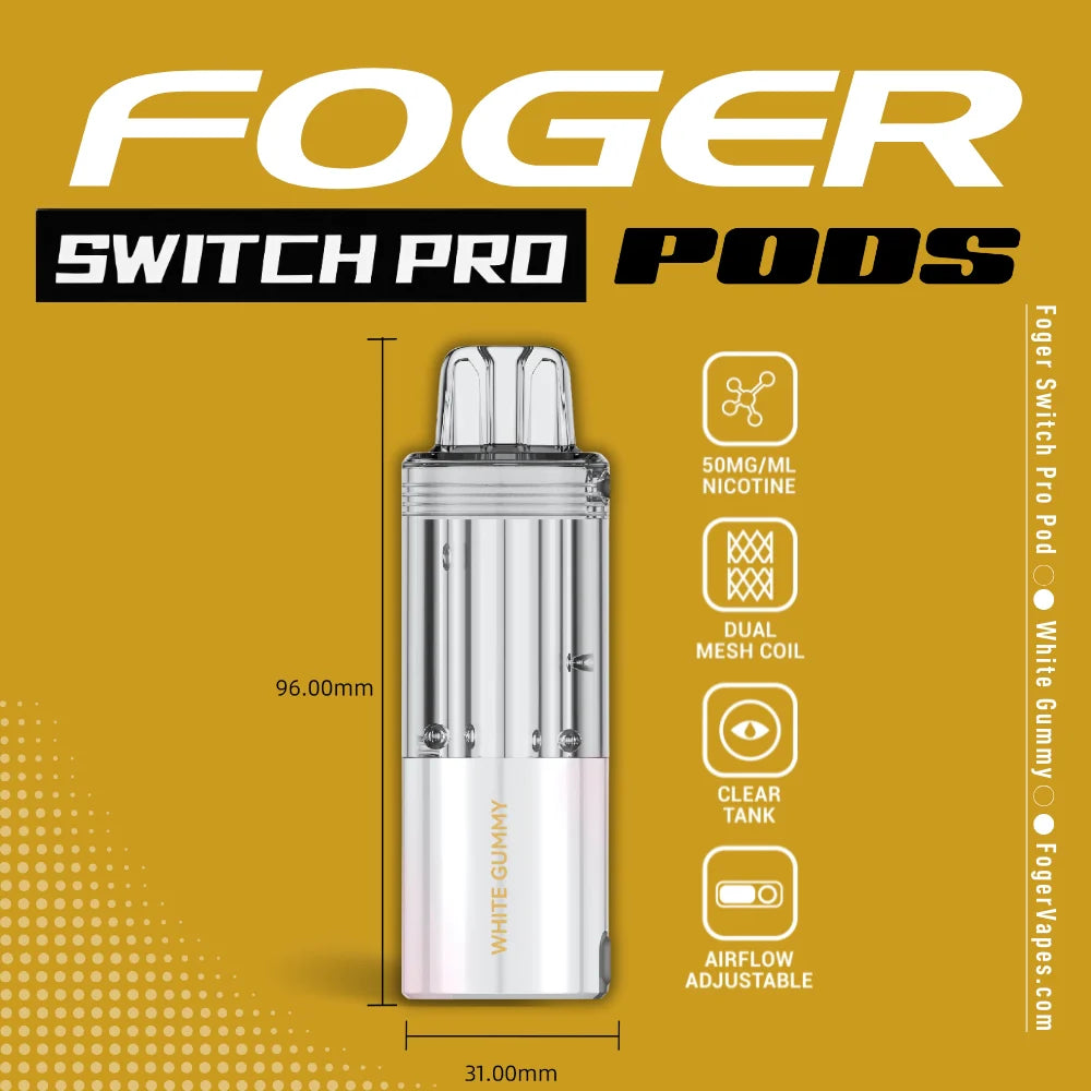Foger Switch Pro POD ONLY- 30k Cali Smoke Store Foger Switch Pro POD ONLY- 30k Cali Smoke Store