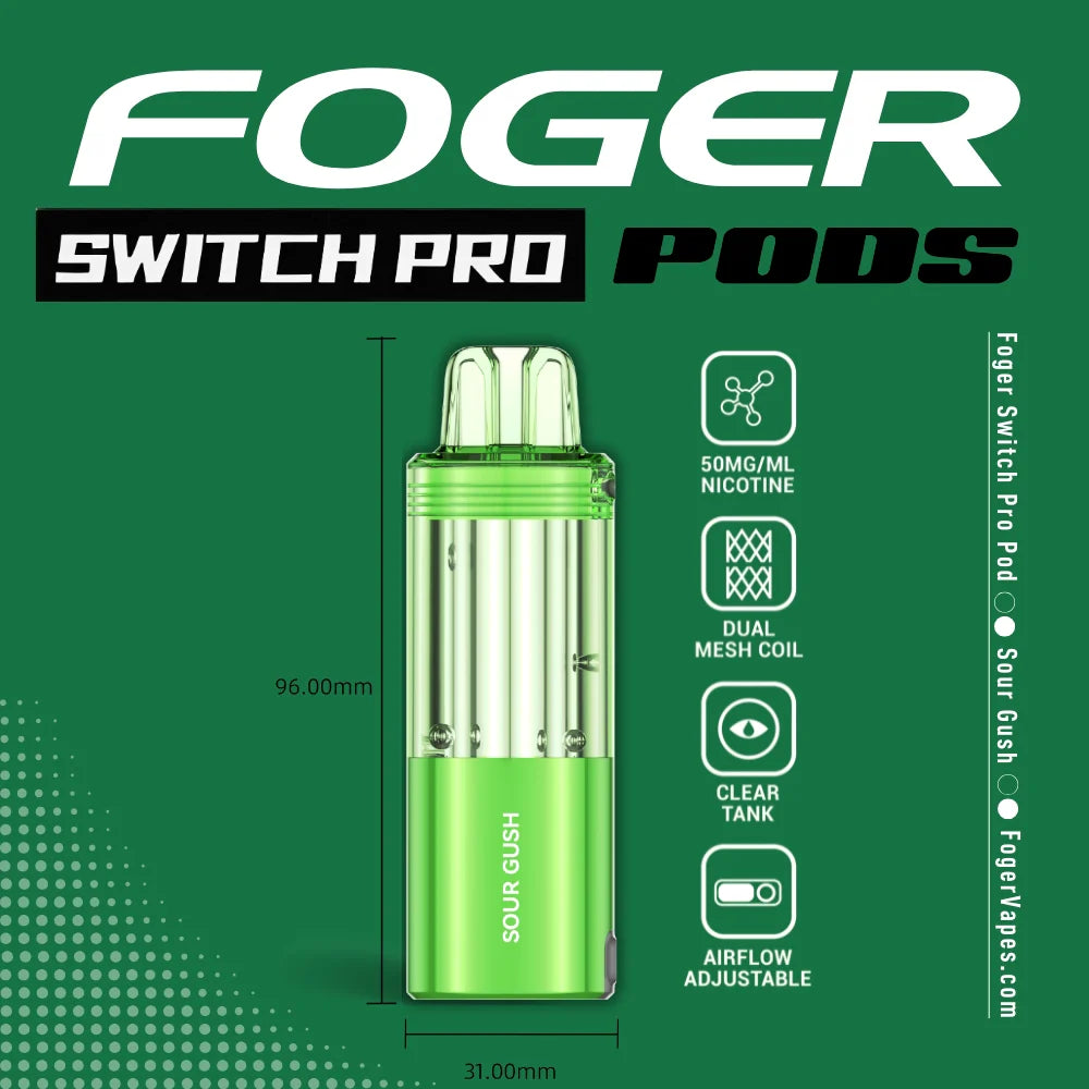Foger Switch Pro POD ONLY- 30k Cali Smoke Store Foger Switch Pro POD ONLY- 30k Cali Smoke Store