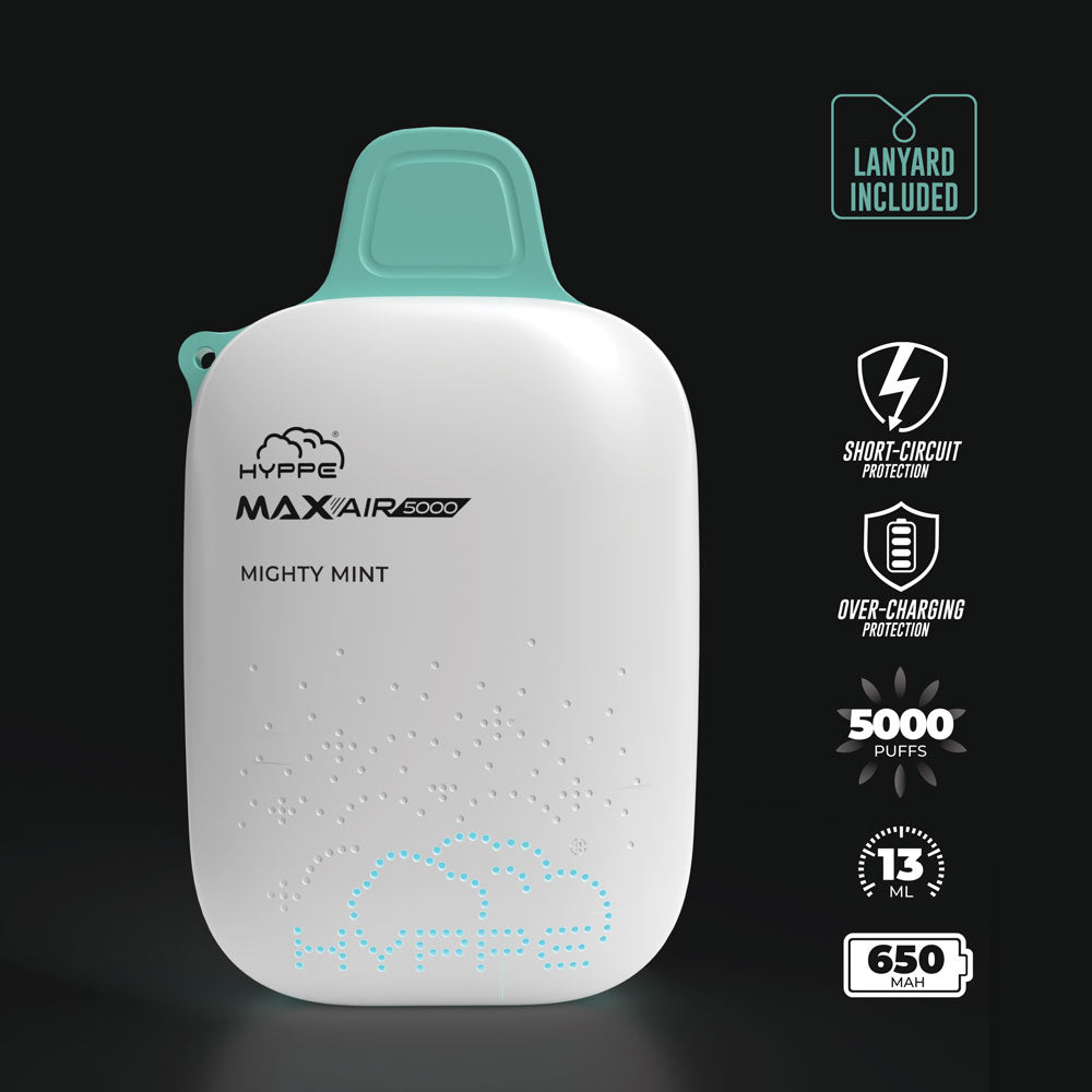 Hyppe Max Air- 5,000 puffs