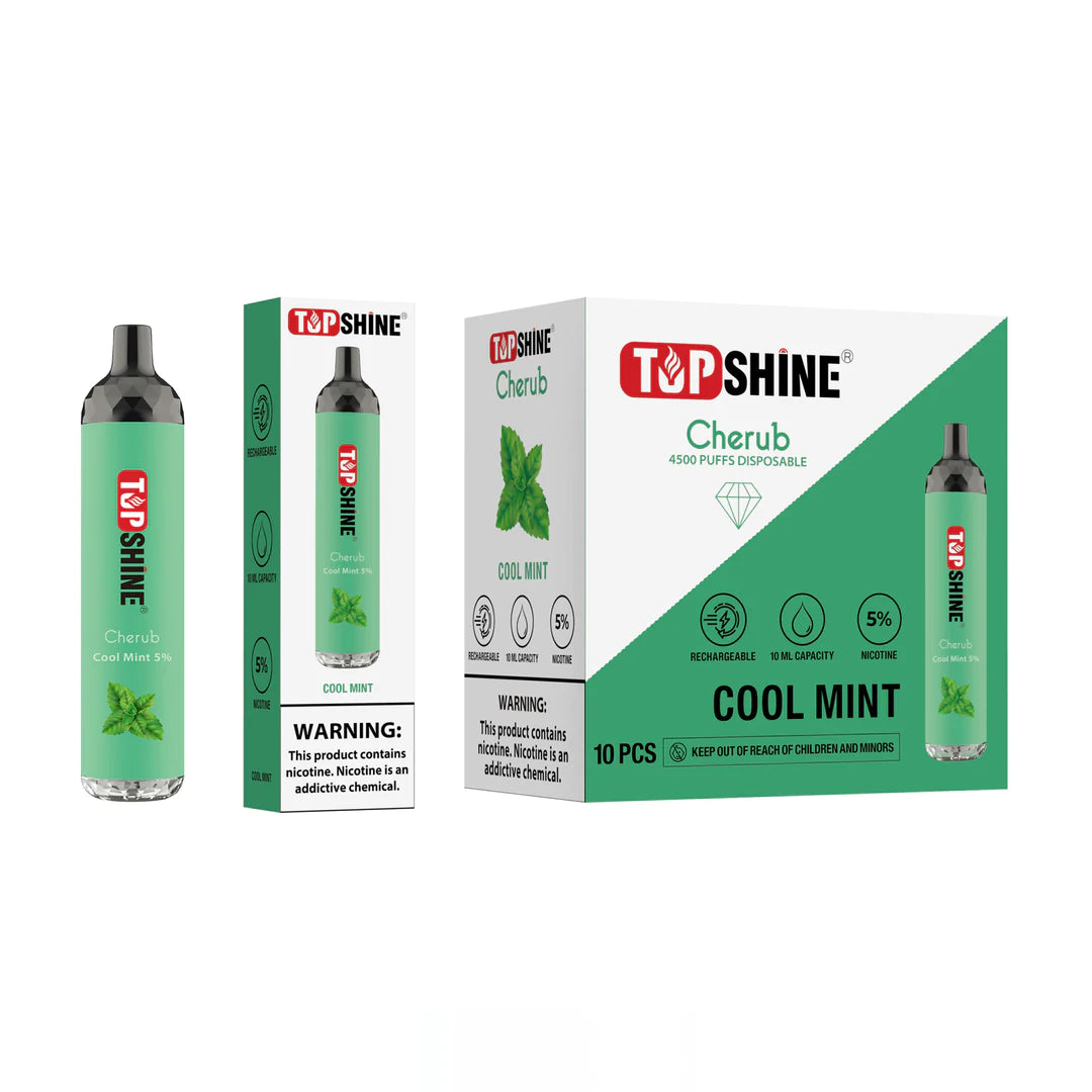 TopShine Cherub- 4,500 puffs